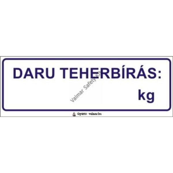 A daru teherbírása pvc 200x70mm