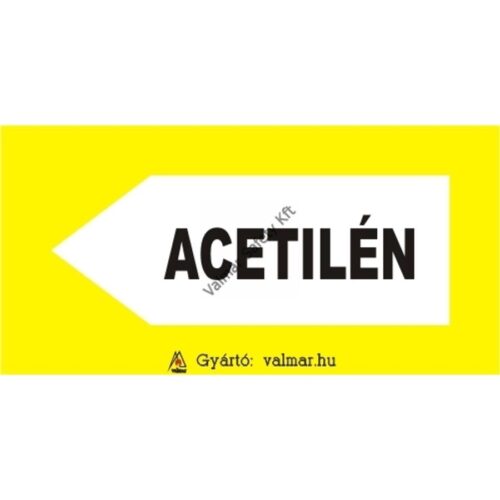 Acetilén pvc 100x50mm