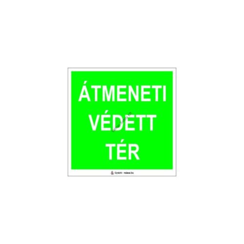 Átmeneti védett tér(2) - pvc 160x160 mm