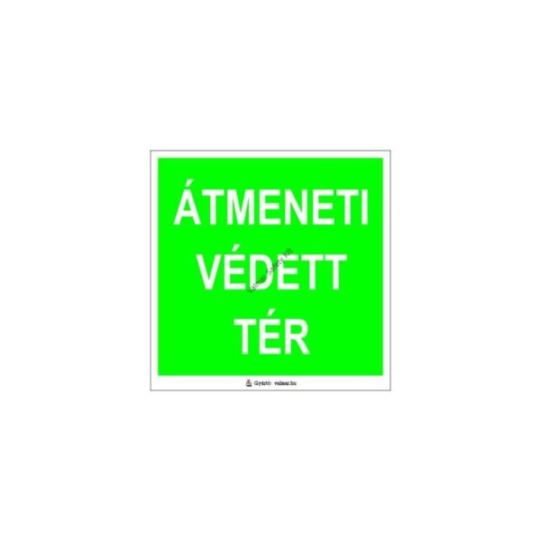 Átmeneti védett tér(2) - pvc 160x160 mm