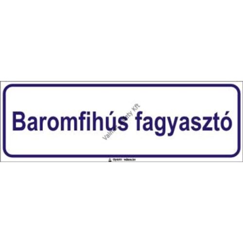 Baromfihús fagyasztó pvc 300x100mm