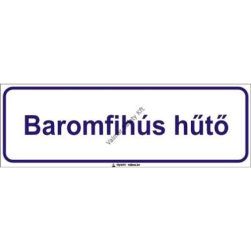 Baromfihús huto pvc 300x100mm
