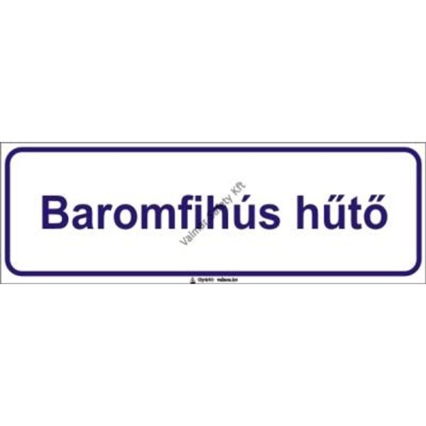 Baromfihús huto pvc 300x100mm