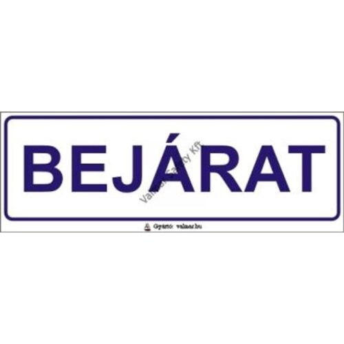 Bejárat pvc 200x70mm