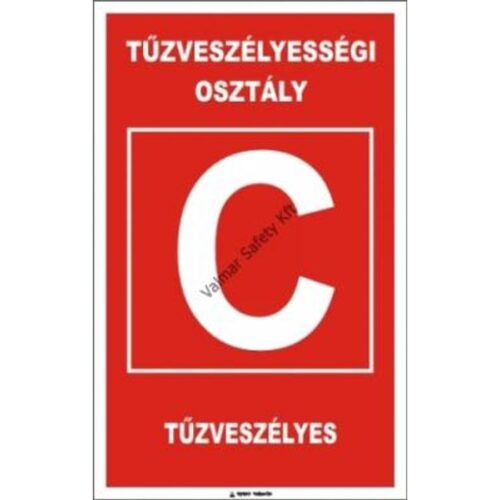 ? C? Tuzveszélyes pvc 400x250mm