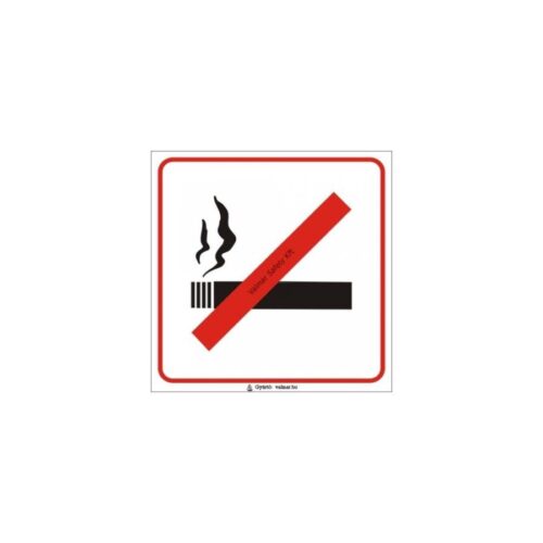 Cigarettával bemenni tilos pvc 200x200mm