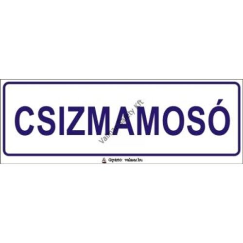 Csizmamosó pvc 200x70mm