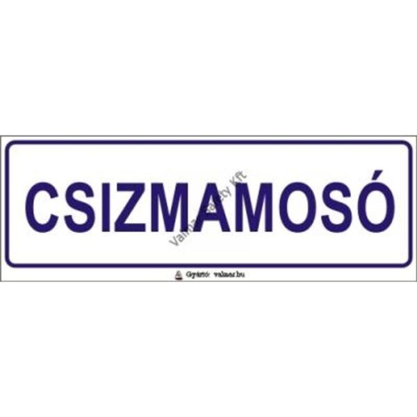 Csizmamosó pvc 200x70mm
