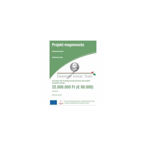 Darányi A típusú kis projekt tábla