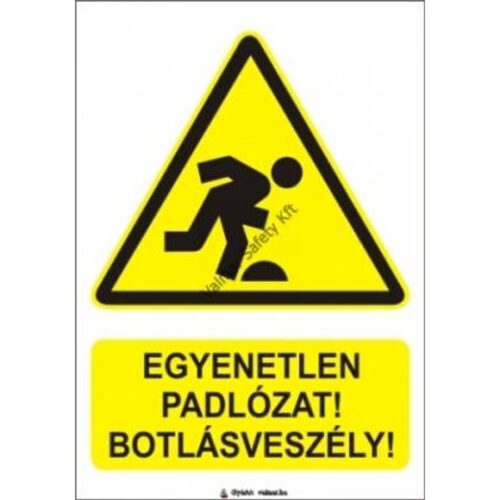 Egyenetlen padlózat pvc 175x250mm