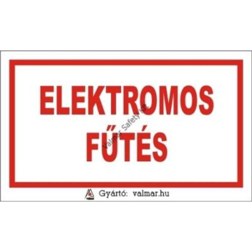 Elektromos futés pvc 175x250mm