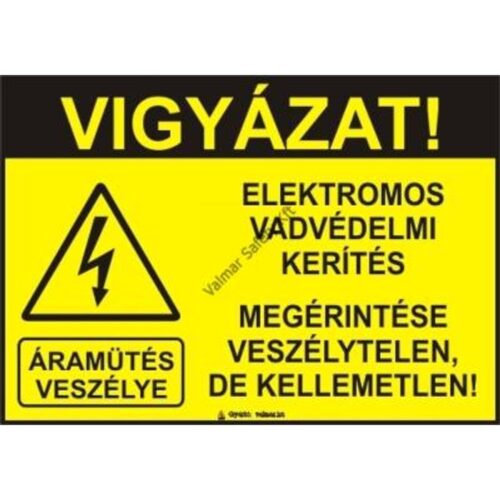 Elektromos vadvédelmi kerítés pvc 175x250mm