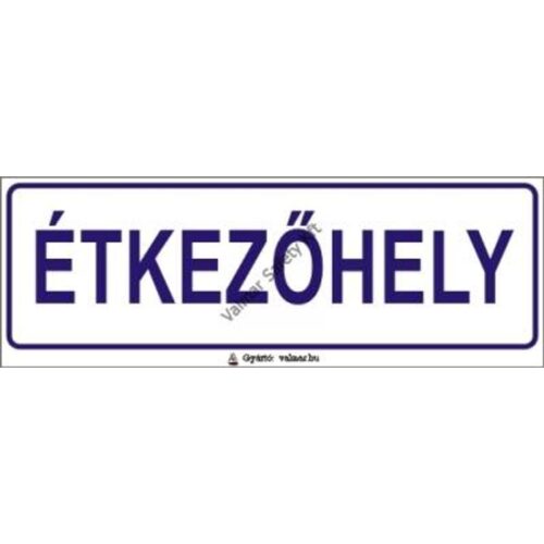 Étkezohely pvc 200x70mm