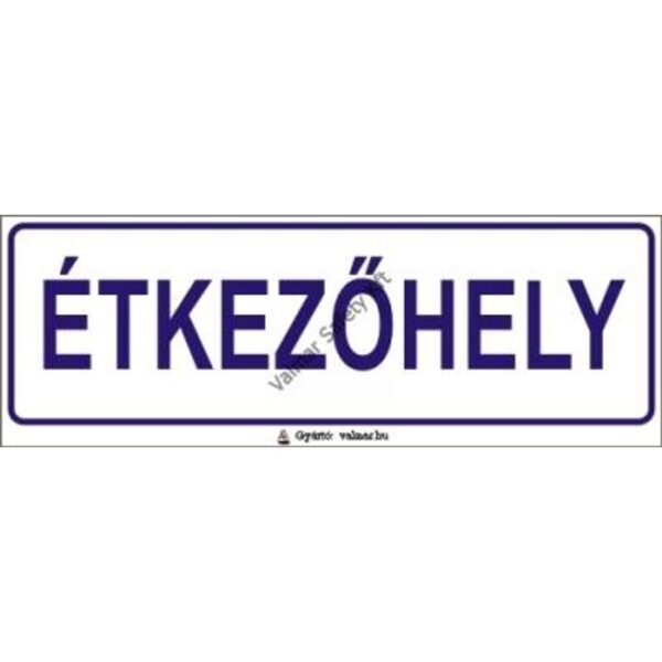 Étkezohely pvc 200x70mm