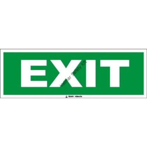 Exit(utánvilágító) pvc 300x100mm