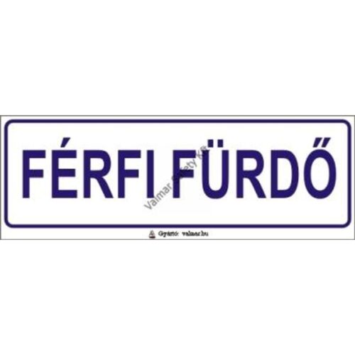 Férfi fürdo(T) pvc 200x70mm