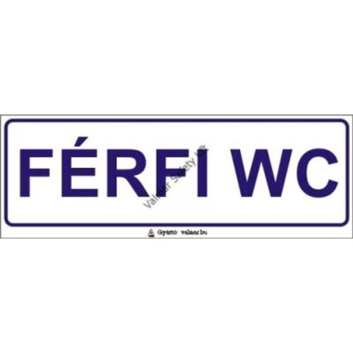 Férfi wc(T) pvc 200x70mm