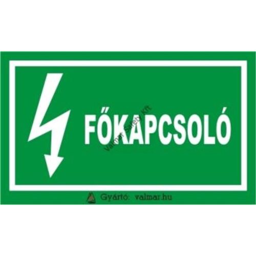 Fokapcsoló pvc 175x250mm