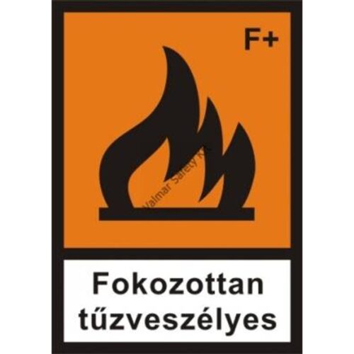 Fokozottan tuzveszélyes pvc 300x200mm