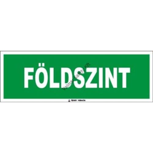 Földszint(utánvilágító) pvc 300x100mm