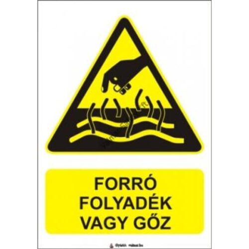Forró folyadék vagy goz pvc 175x250mm