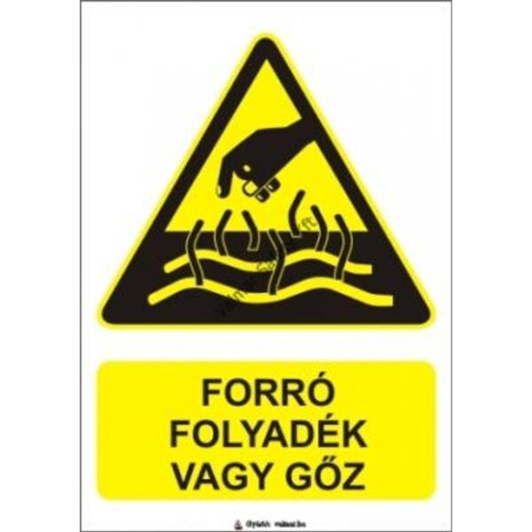 Forró folyadék vagy goz pvc 175x250mm