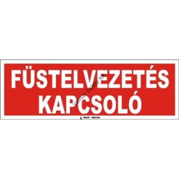 Füstelvezetés kapcsoló(utánvilágító) pvc 300x100mm