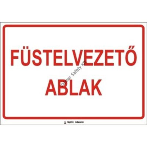 Füstelvezeto ablak pvc 175x250mm