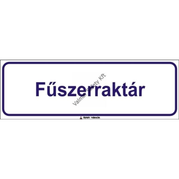 Fuszerraktár pvc 300x100mm