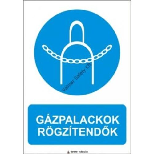 Gázpalackok rögzítendok pvc 175x250mm