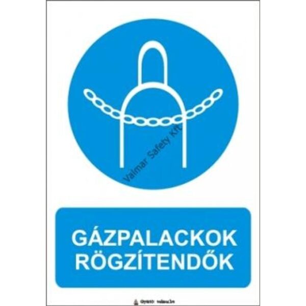 Gázpalackok rögzítendok pvc 175x250mm