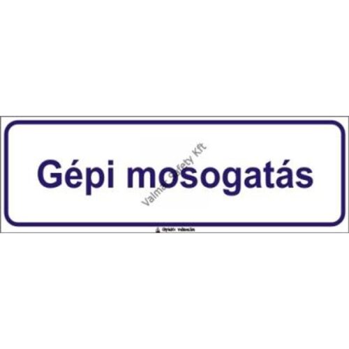 Gépi mosogatás pvc 300x100mm