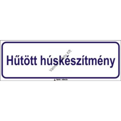 Hutött húskészítmény pvc 300x100mm