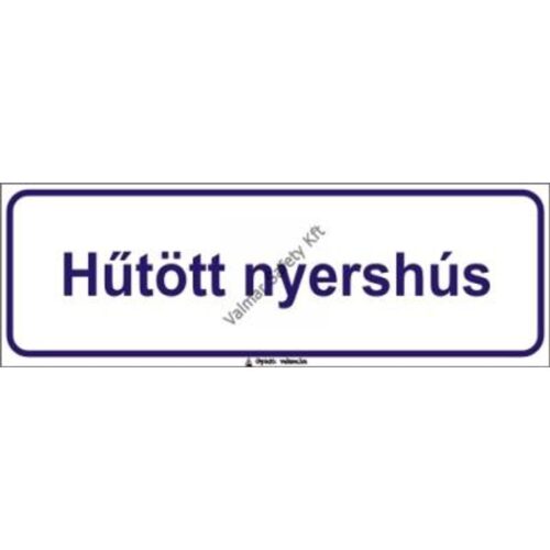 Hutött nyershús pvc 300x100mm