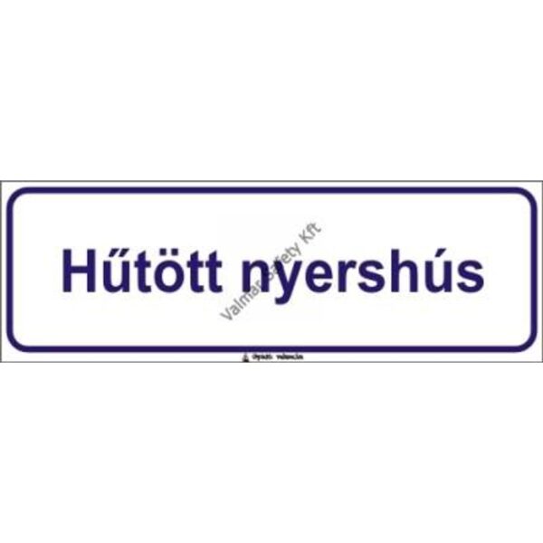 Hutött nyershús pvc 300x100mm