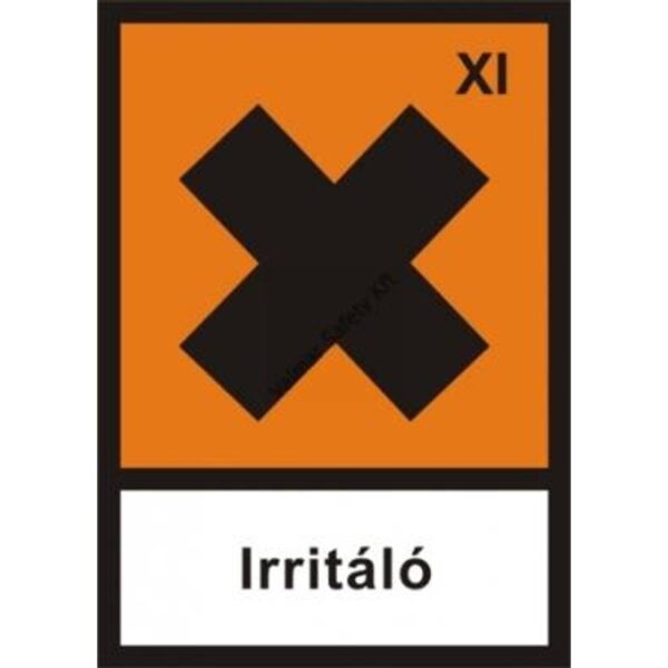 Irritáló pvc 300x200mm