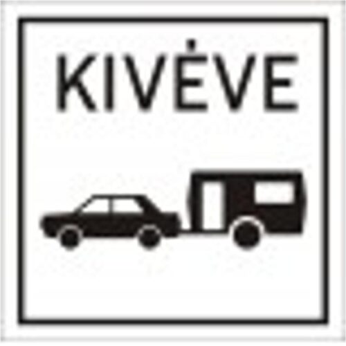 Kivéve lakókocsis személygépkocsi - HIP fényvisszaverős szendvicslemez 600 mm