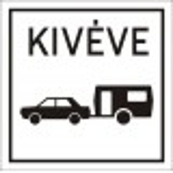 Kivéve lakókocsis személygépkocsi - HIP fényvisszaverős szendvicslemez 600 mm