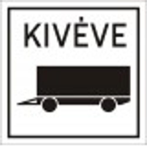 Kivéve nehéz pótkocsi - HIP fényvisszaverős szendvicslemez 600 mm
