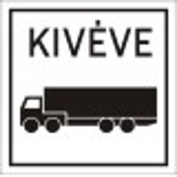 Kivéve nyerges vontató - HIP fényvisszaverős szendvicslemez 600 mm