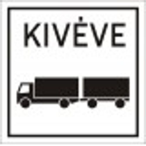 Kivéve pótkocsis tehergépkocsi - HIP fényvisszaverős szendvicslemez 600 mm