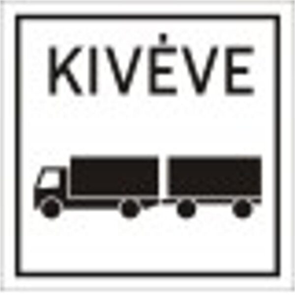 Kivéve pótkocsis tehergépkocsi - HIP fényvisszaverős szendvicslemez 600 mm