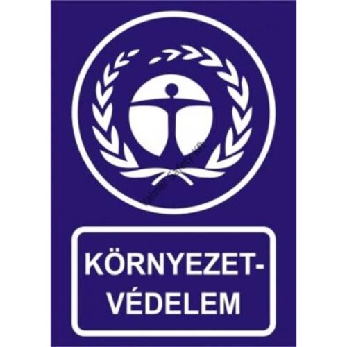 Környezetvédelem pvc 300x200mm