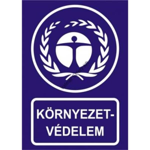 Környezetvédelem pvc 300x200mm