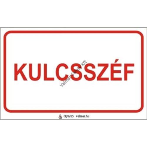 Kulcsszéf pvc 160x100mm