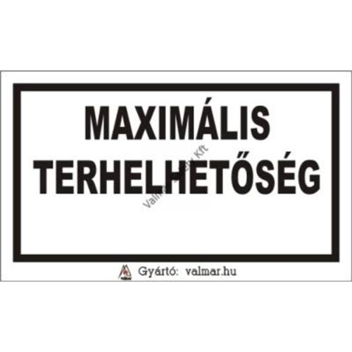 Maximális terhelhetoség pvc 175x250mm