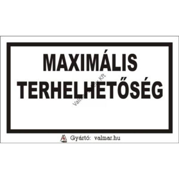 Maximális terhelhetoség pvc 175x250mm
