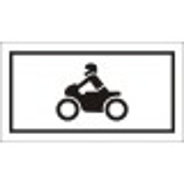 Motorkerékpárok részére - HIP fényvisszaverős szendvicslemez 600 mm