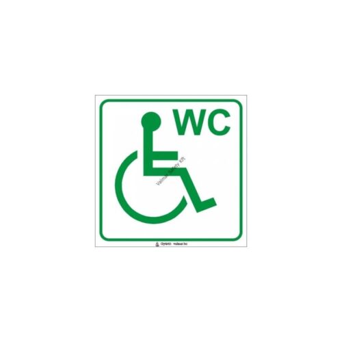 Mozgáskorlátozott wc pvc 200x200mm
