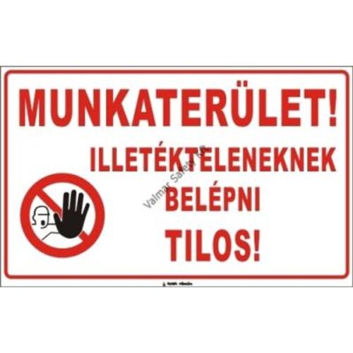 Munkaterület pvc 400x250mm
